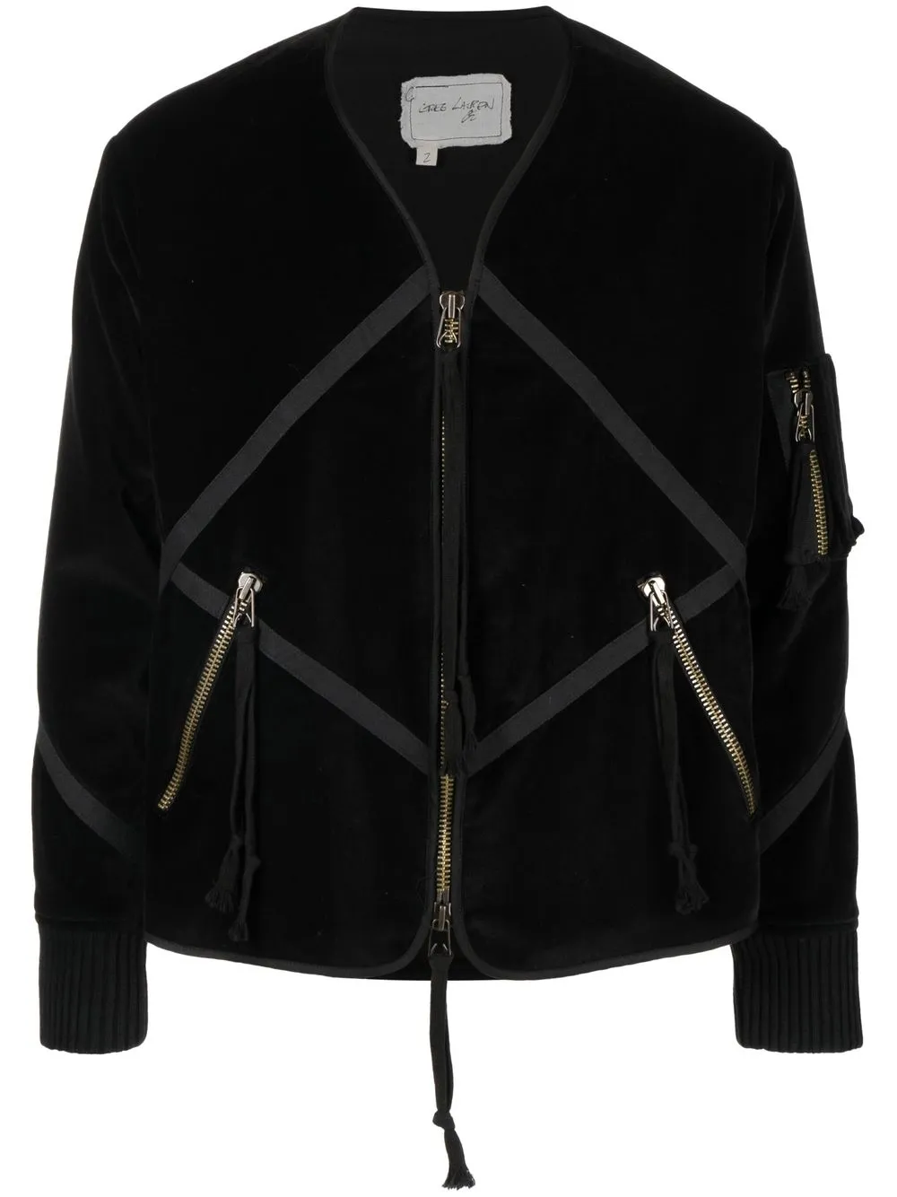 

Куртка в технике пэчворк Greg Lauren, черный