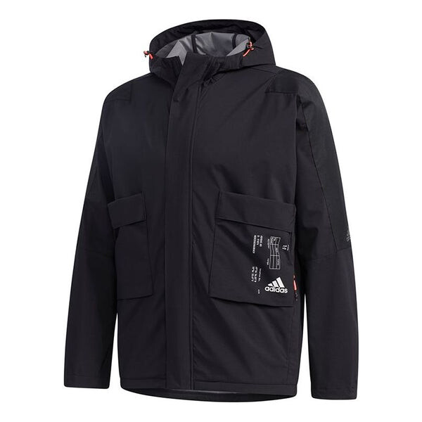 

Куртка adidas Sports Training Hooded Jacket Black, черный