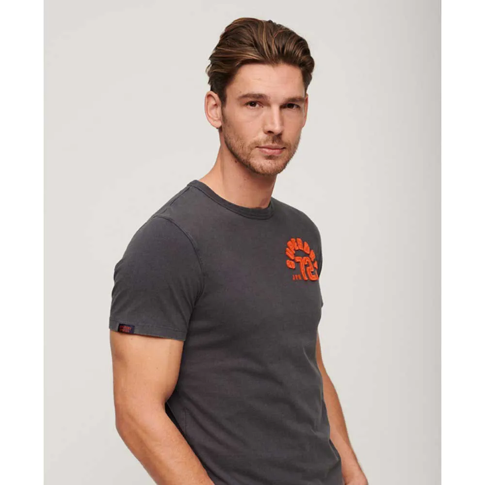 Футболка Superdry Vintage Athletic Chest, серый — фото 3