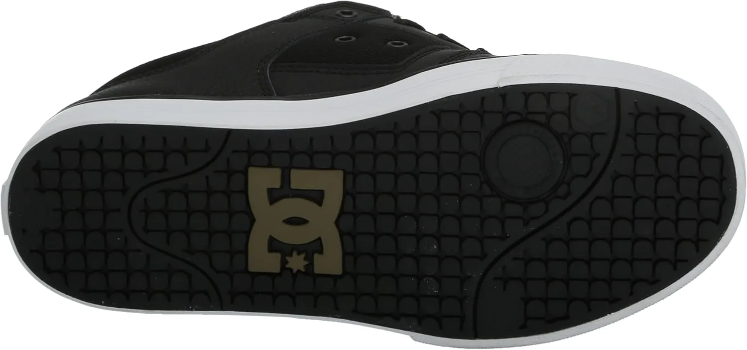 

Мужские кеды DC Mens Pure Low Top с низким верхом на шнуровке для повседневного ношения и скейтбординга DC Shoes, черный/зеленый