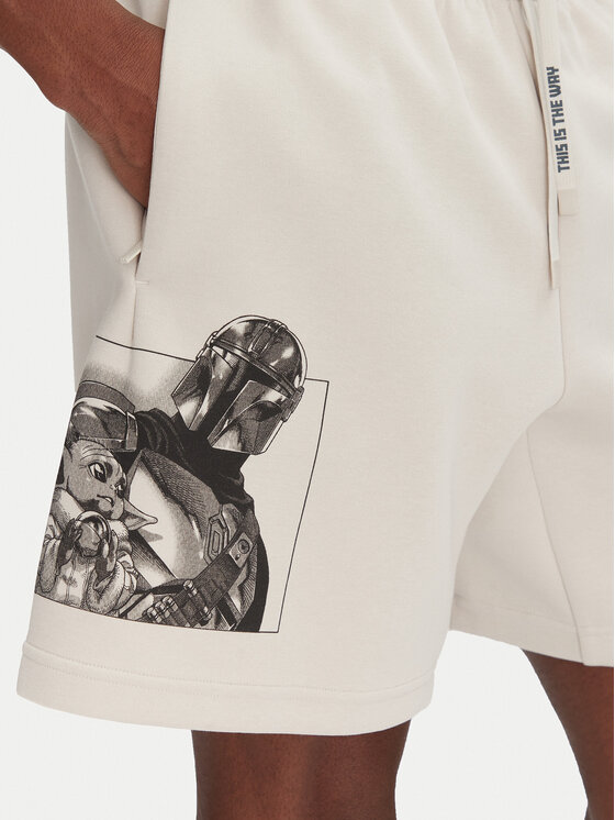Спортивные шорты обычного кроя Star Wars The Mandalorian JI5721 Adidas, бежевый — фото 4