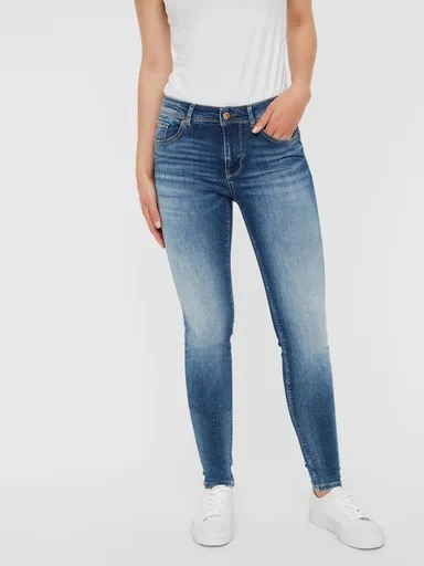 

Джинсы скинни Vero Moda "VMLUX MR SLIM", джинсовый