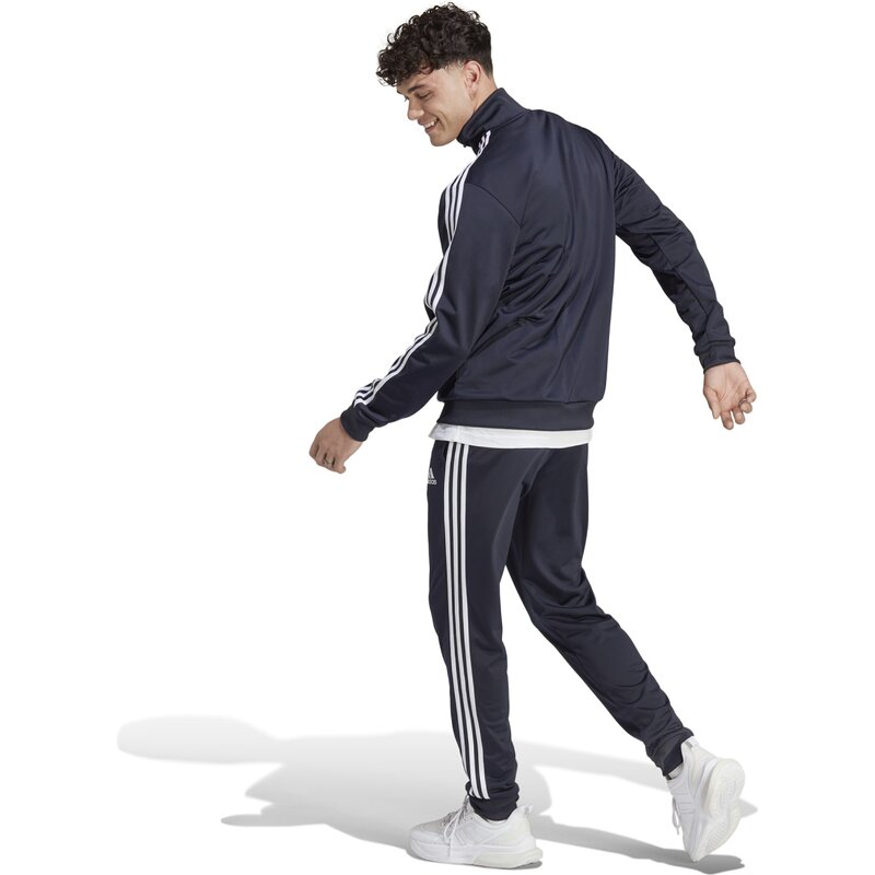 Базовый трикотажный спортивный костюм с тремя полосками Adidas, мультиколор — фото 3