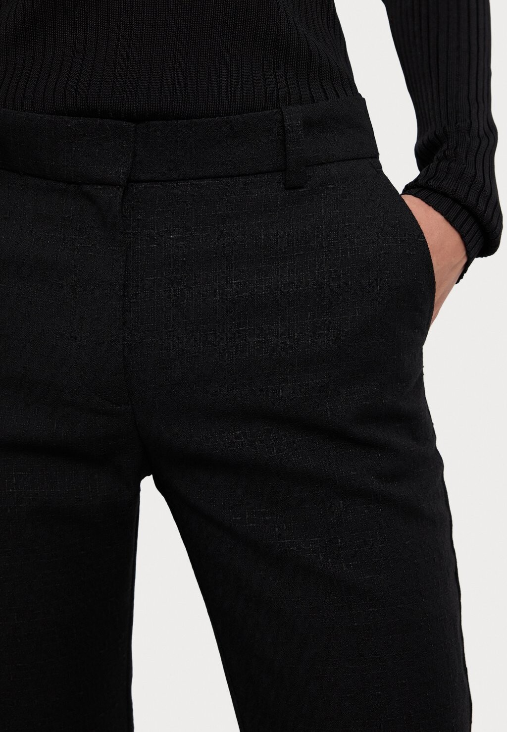 

Тканевые брюки PANTALON COSTUM The Kooples, черный