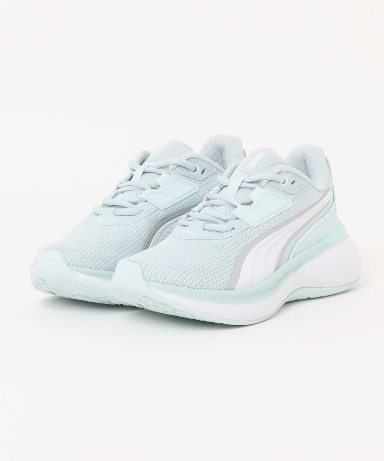 Детские кроссовки с мягкой подошвой SOFTRIDE EXO JR PUMA голубые