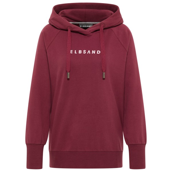 

Женская толстовка с капюшоном Svana свободного кроя Elbsand, Ruby