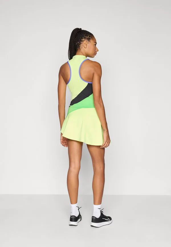 Спортивная юбка nikecourt slam Nike Performance, Mean Green/Lemon Twist/Black — фото 3