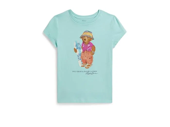 Футболка Polo Bear Cotton Jersey Tee Ralph Lauren Kids, Parakeet