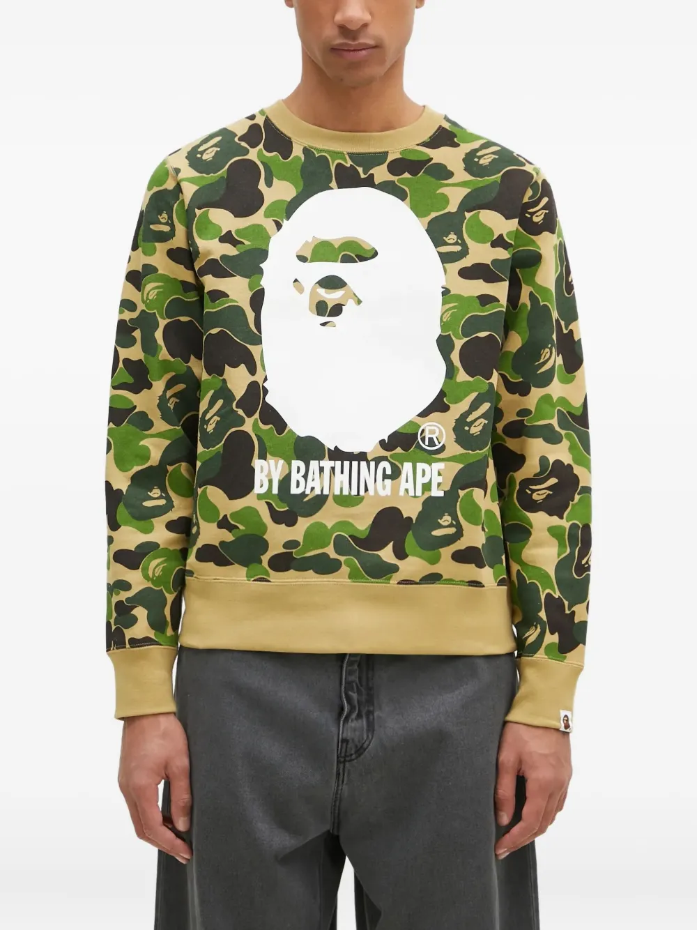 

Толстовка с камуфляжным принтом A BATHING APE, зеленый