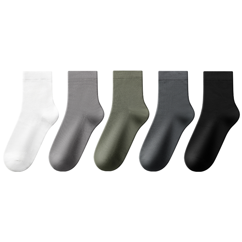 

Носки Warrior Mid Calf Мужские 5 пар, [5 пар] Белый, Серый, Защитный, Стальной серый, Черный
