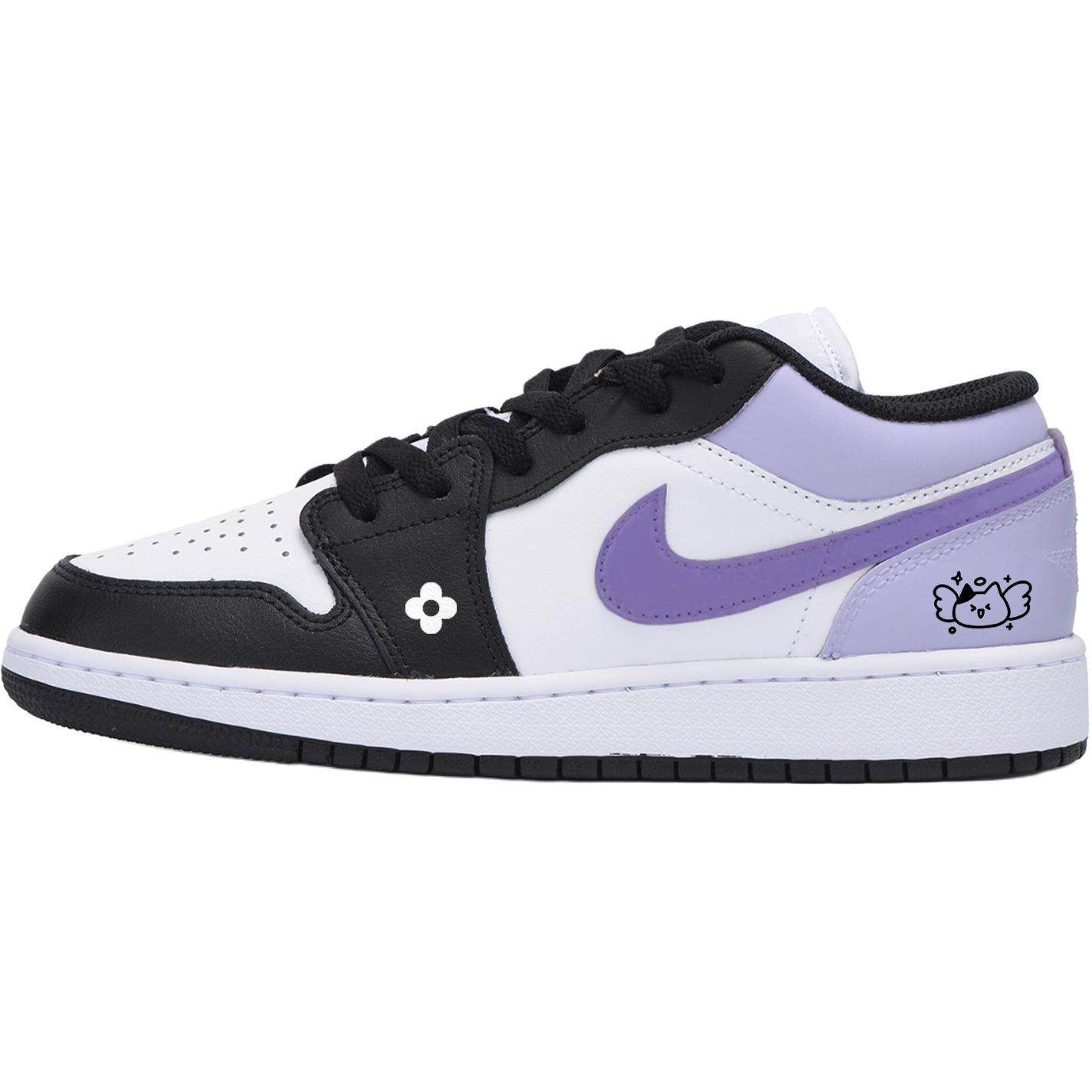

Баскетбольные кроссовки Air 1 LOW Top для детей и подростков Jordan, белый