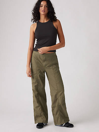 

Женские брюки-парашюты мешковатые Levi's, цвет Ivy Green