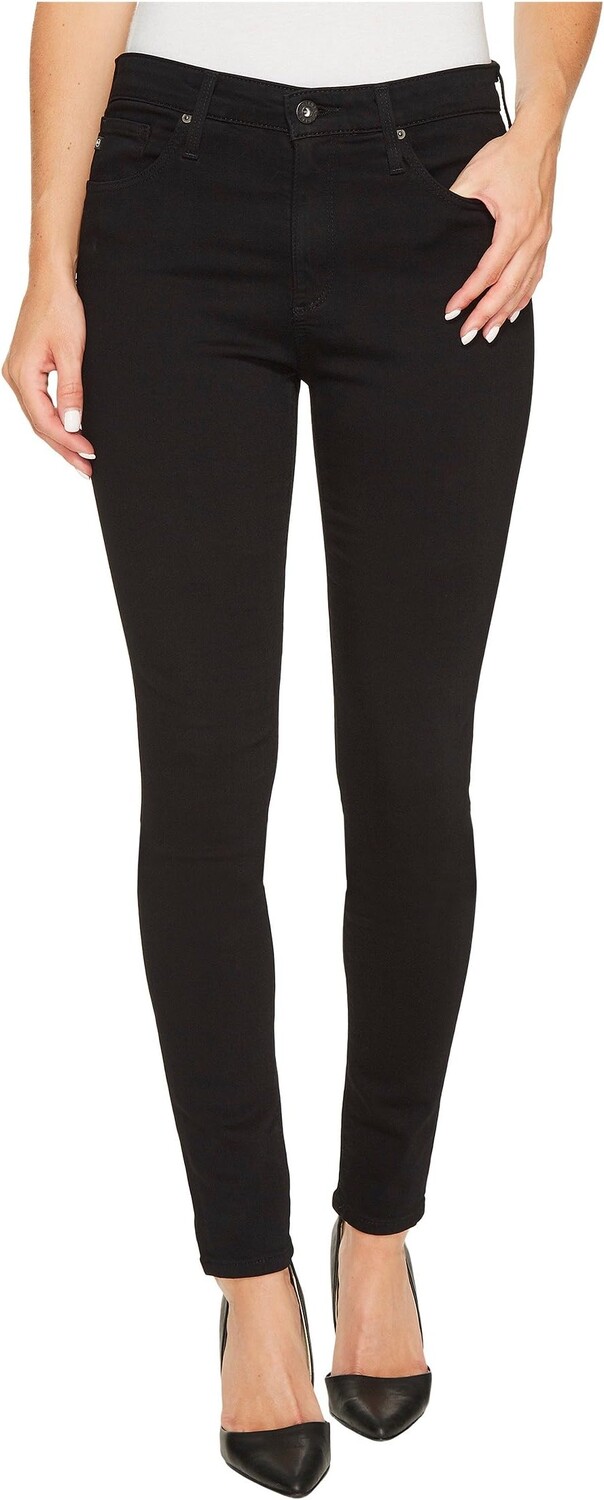 

Джинсы Farrah Skinny in Super Black AG Jeans, цвет Super Black