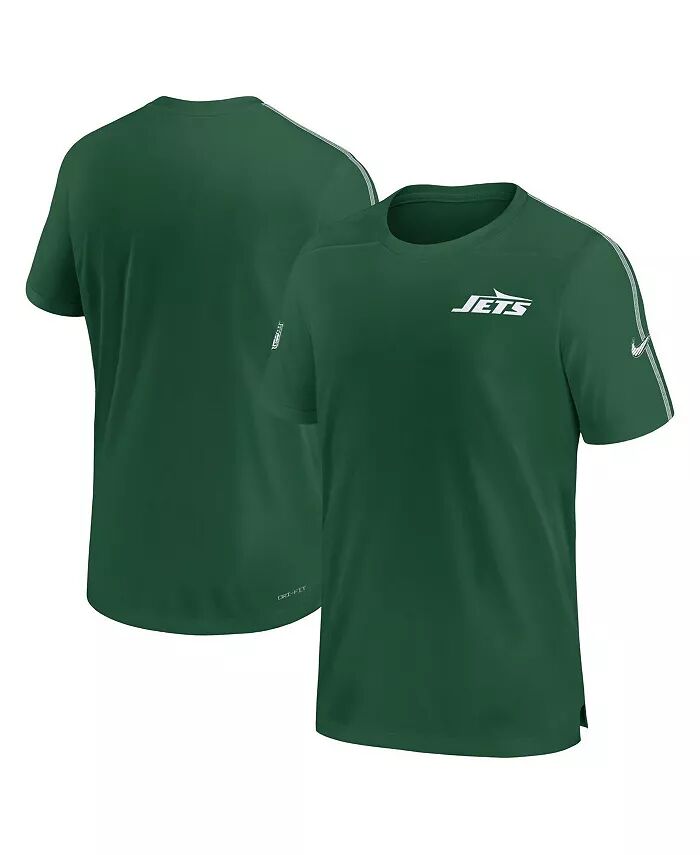 

Мужская зеленая футболка New York Jets 2024 Sideline Coach UV Performance Nike