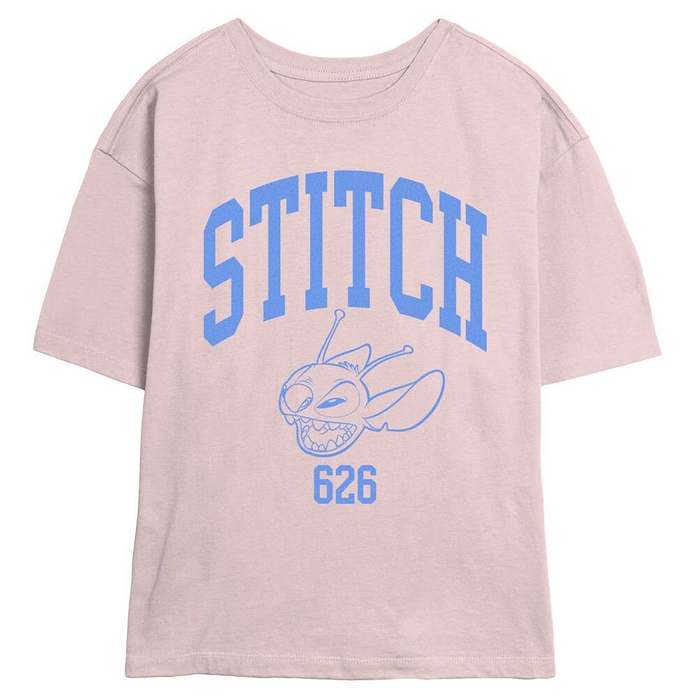 

Футболка с изображением скиммера для детей Disney's Lilo & Stitch Angry Face, цвет Blush