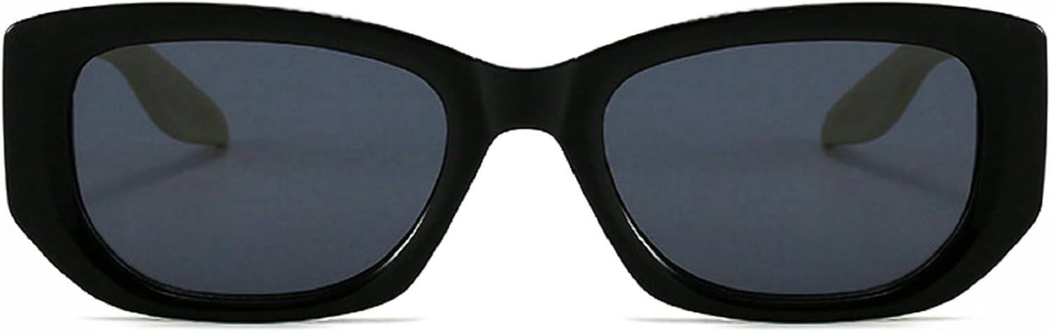 

Роскошные модные ретро-солнцезащитные очки маленького квадратного размера для мужчин, уличная мода, женские очки с защитой от УФ-излучения, женские водительские очки N47 mincl, Black