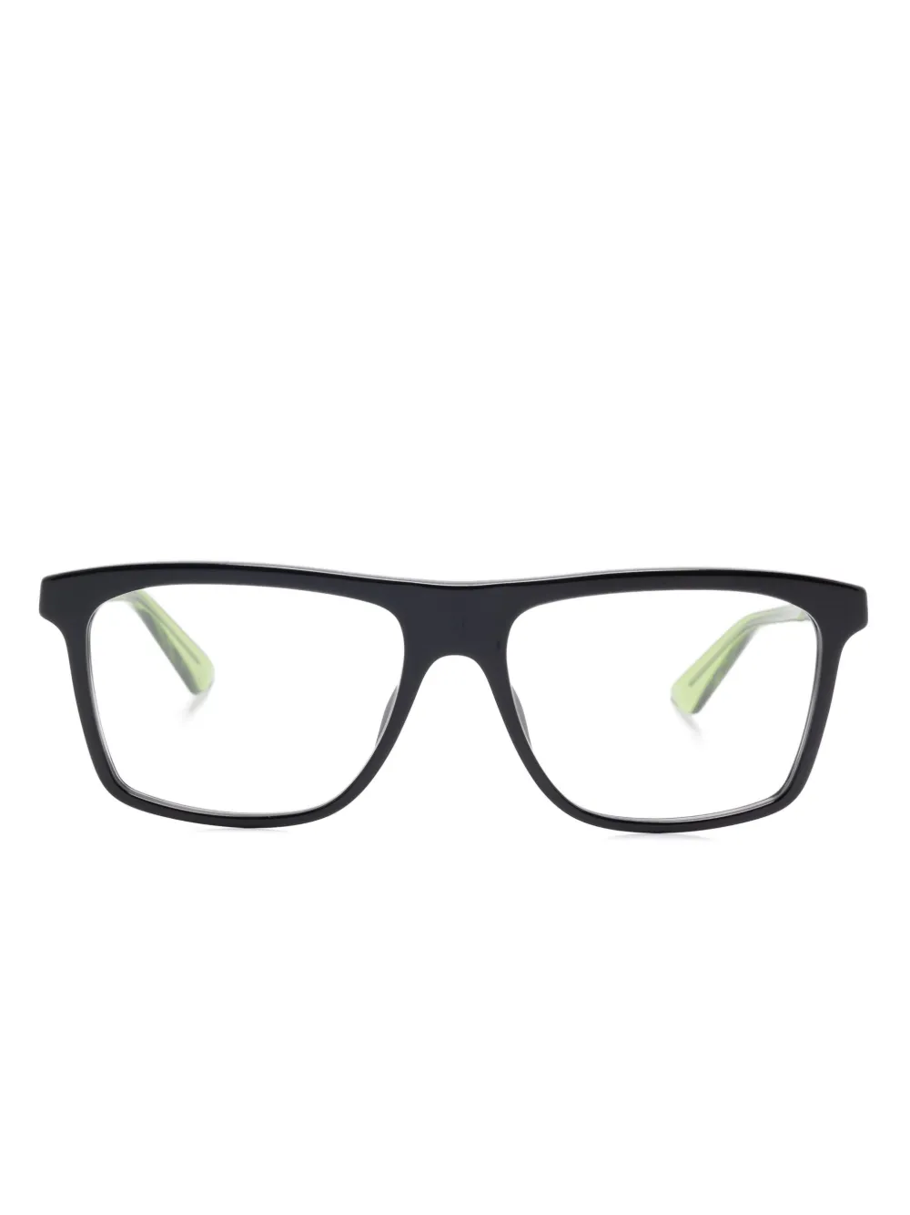 

Очки в квадратной оправе Gucci Eyewear, черный