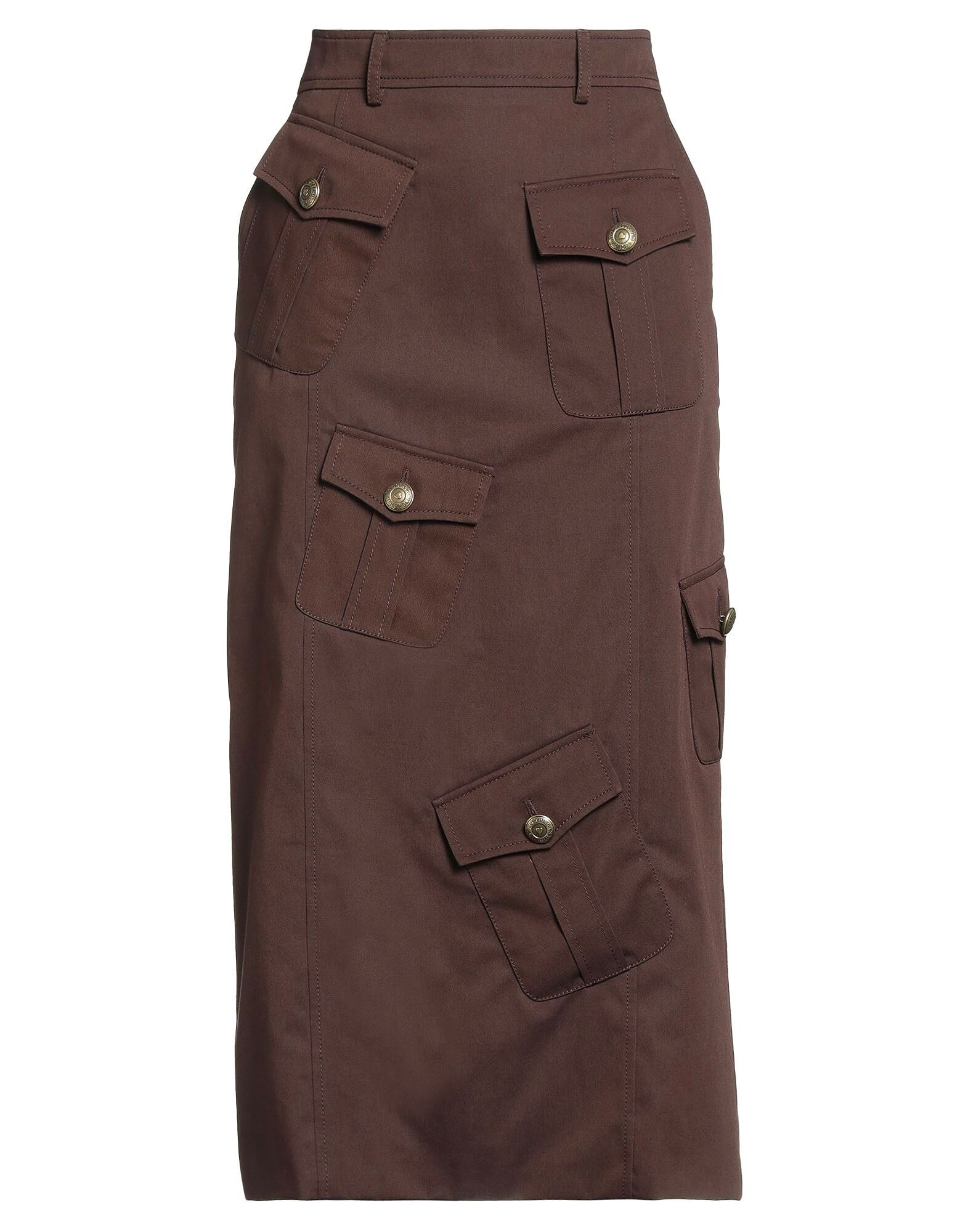 

Юбка миди Moschino, коричневый