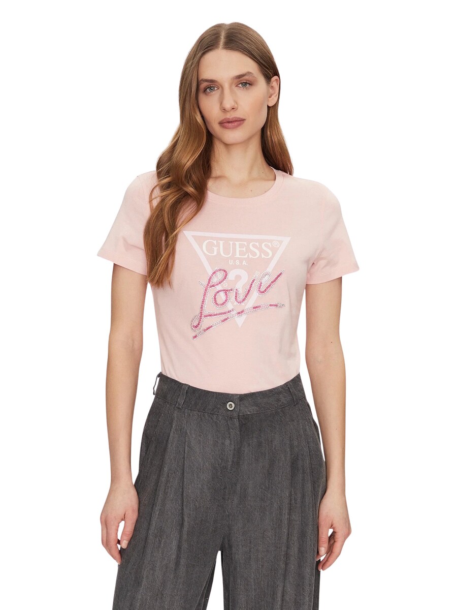 

Рубашка GUESS Love Triangle, цвет Pink/Rose