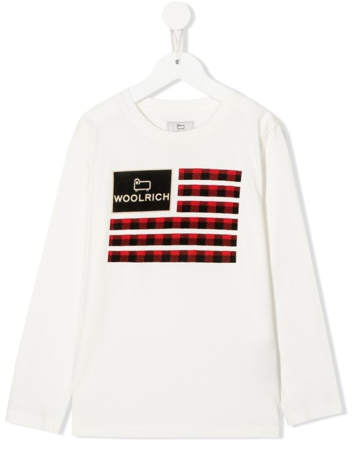 

Woolrich Kids футболка из органического хлопка с логотипом, белый