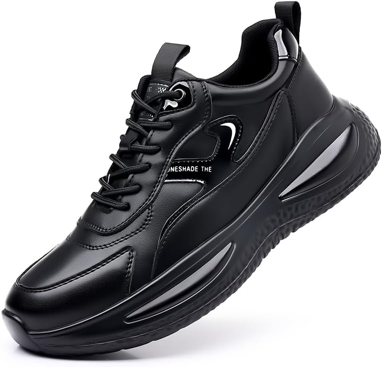 

TGRNFHKPYY Мужские спортивные повседневные кроссовки на платформе, черный