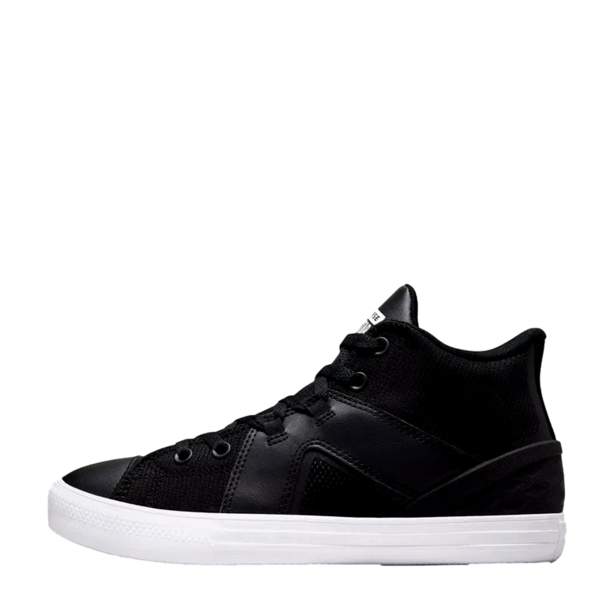 

Converse Chuck Taylor All Star Flux Ultra Mid Черный/Черный/Белый A01169C мужские кеды