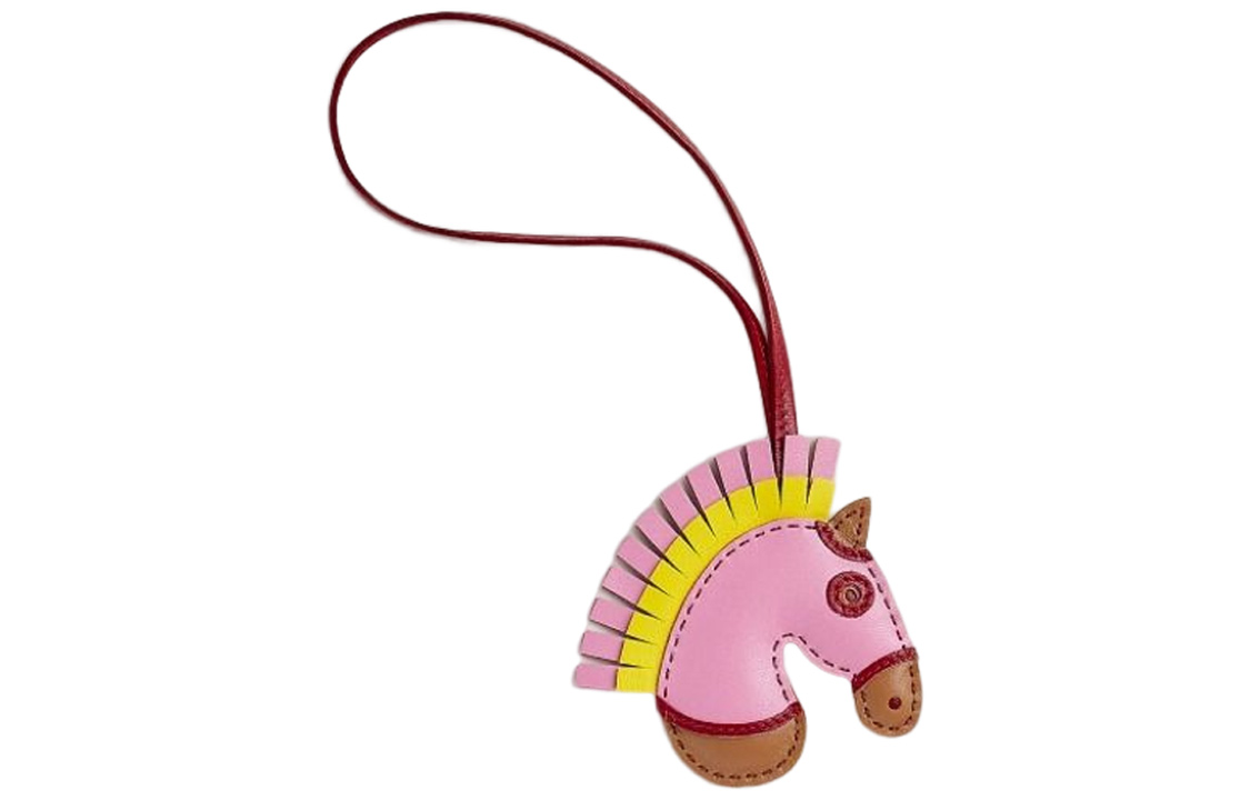 

HERMES Кожаный кулон для женщин GEEGEE, Pink