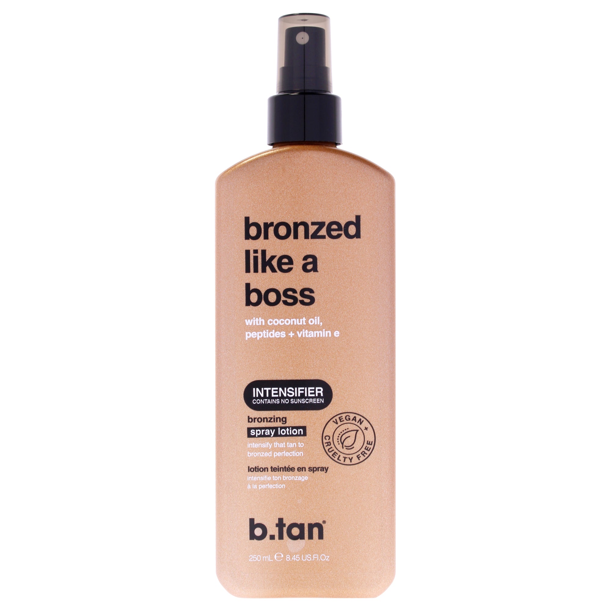 

Лосьон-спрей Bronzed Like a Boss Intensifier от B.Tan для мужчин и женщин - 8,45 унций лосьона B.Tan, Large