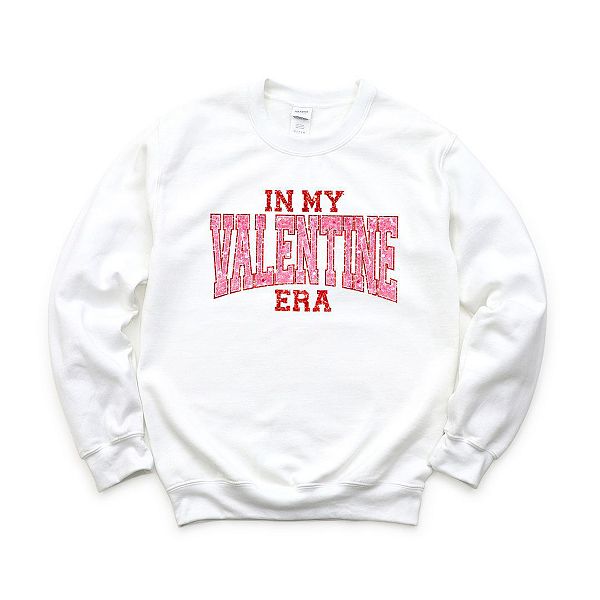 

Свитшот In my valentine era Simply Sage Market, White, Белый, Свитшот In my valentine era Simply Sage Market, White