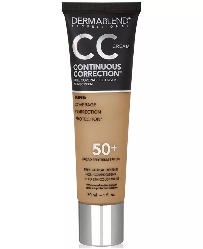 

СС-крем непрерывной коррекции SPF 50+ Dermablend, цвет 45N
