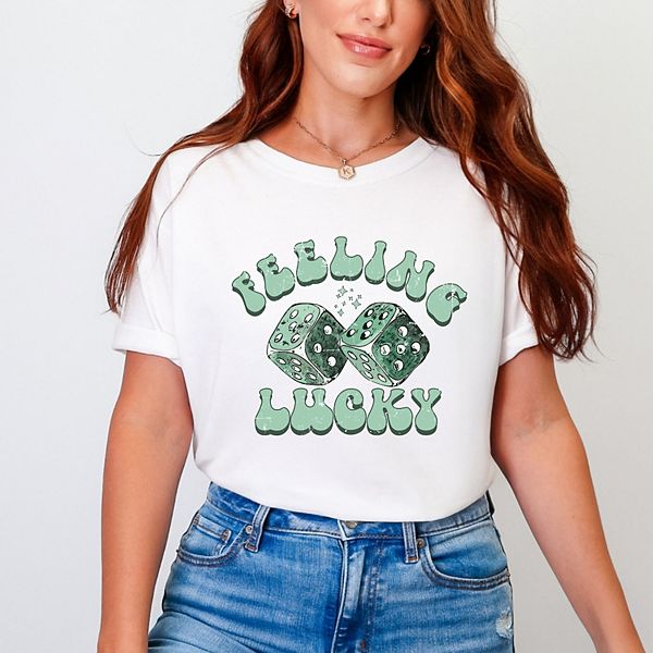 

Футболка Green Dice Feeling Lucky Simply Sage Market, White, Белый, Футболка Green Dice Feeling Lucky Simply Sage Market, White