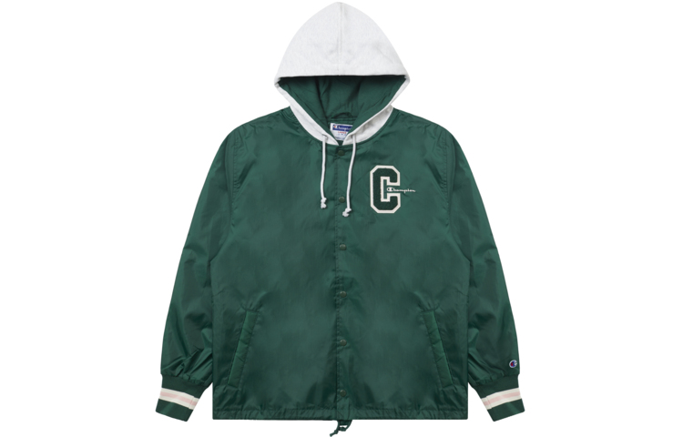 

Champion Куртка FW22 американская версия унисекс, Green White Patchwork
