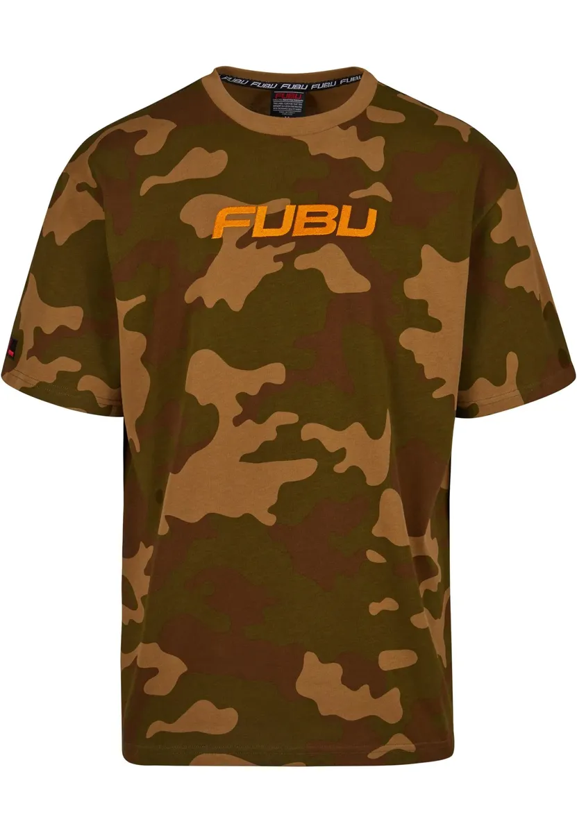

Футболка Fubu "Мужская футболка Fubu FM221-001-01 Корпоративная камуфляжная футболка FUBU", оранжевый