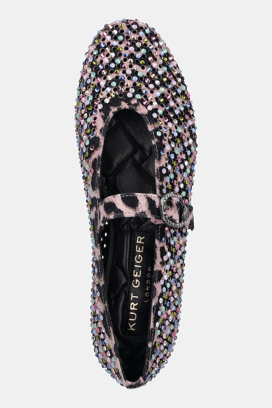 Замшевые балетки Mayfair Ballet Flat Kurt Geiger London, розовый — фото 4