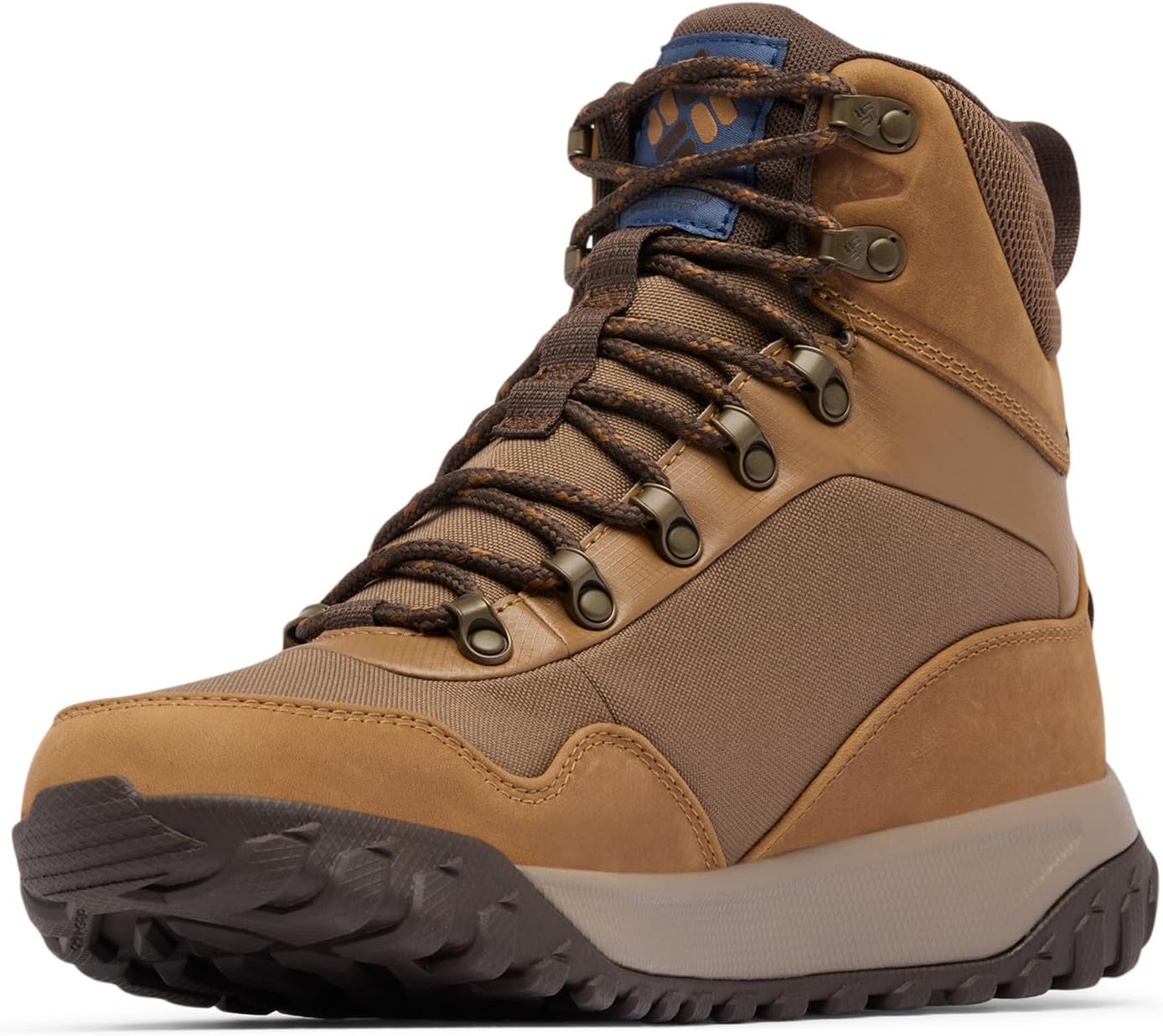 Кроссовки для походов Columbia Men's Burnsider Omni-heat Infinity, Dark Brown/Dark Mountain — фото 4