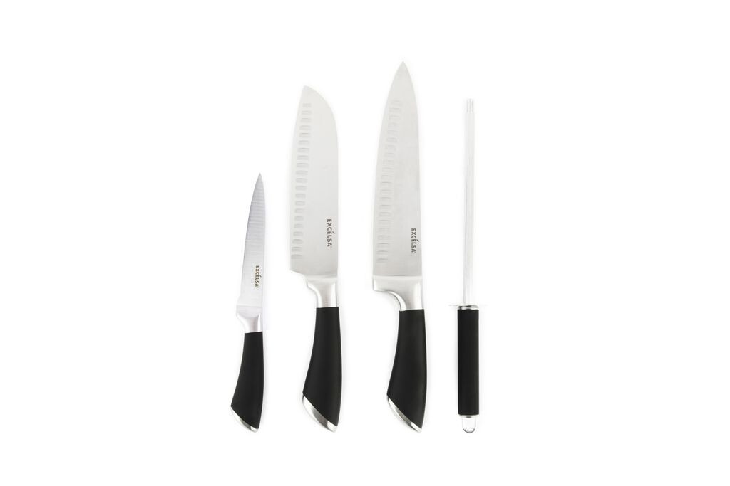 

Набор Excelsa из 4 ножей Soul Cook сталь черный и серебро