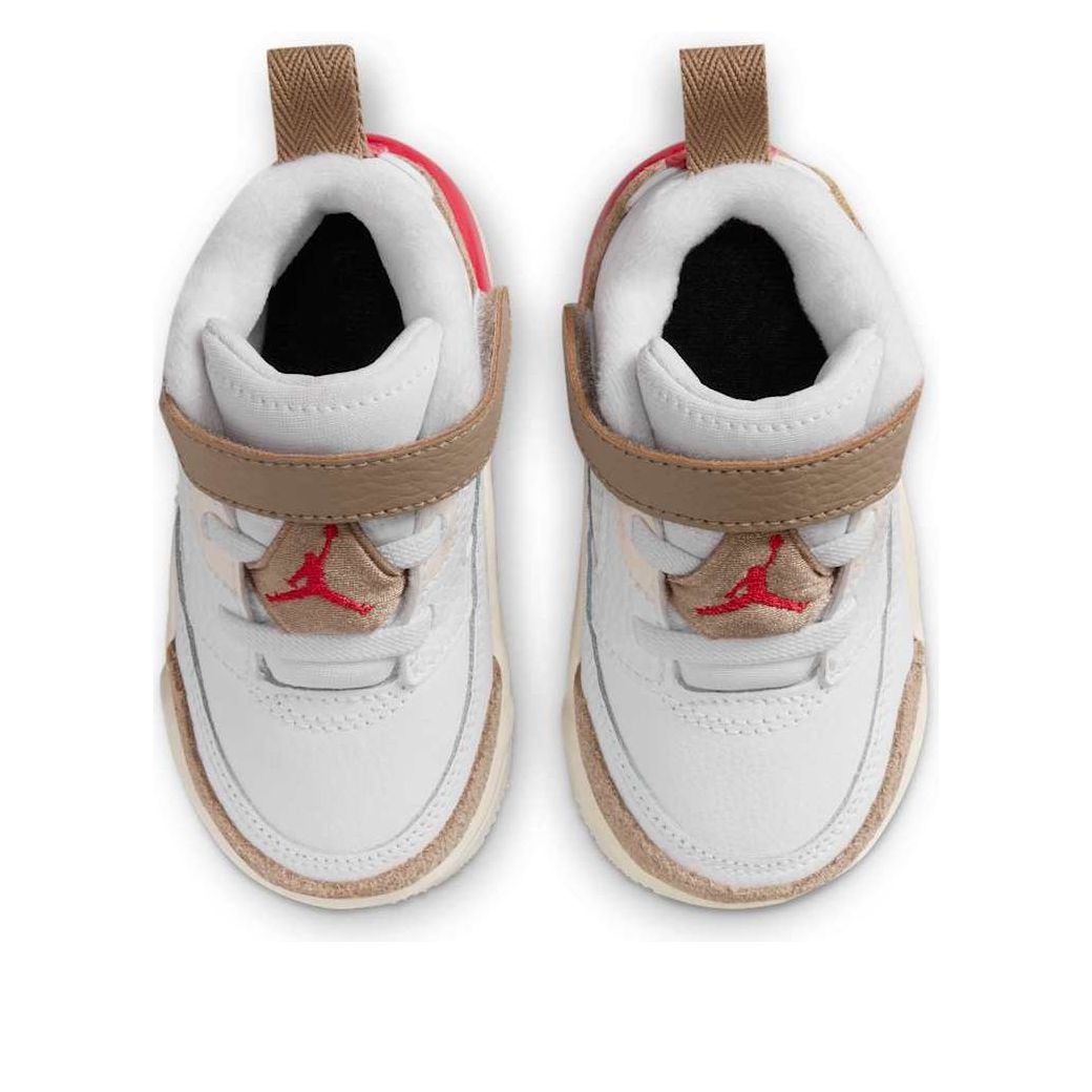 Кроссовки (TD) Air Jordan Spizike Low 'White Desert Camo Fire Red' — фото 2