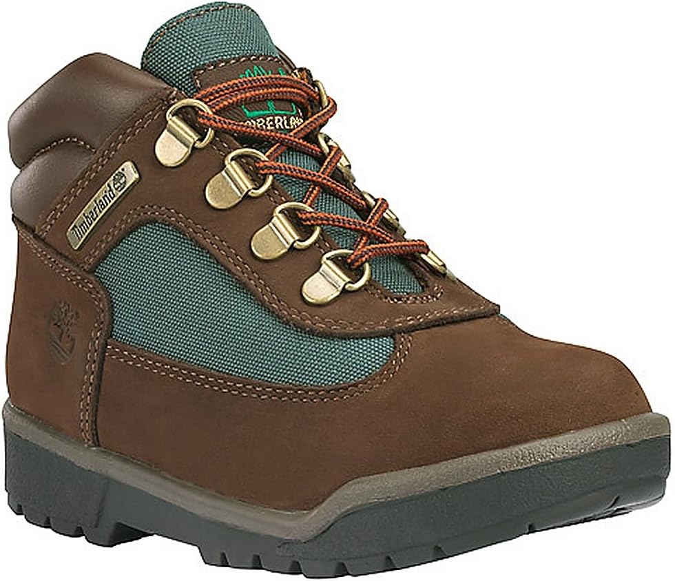 

Детские полевые ботинки Timberland, коричневый/оливковый
