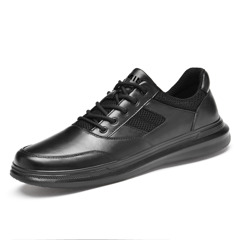 Eminu Мужские повседневные туфли черные дышащие, цвет Black Breathable — фото 2