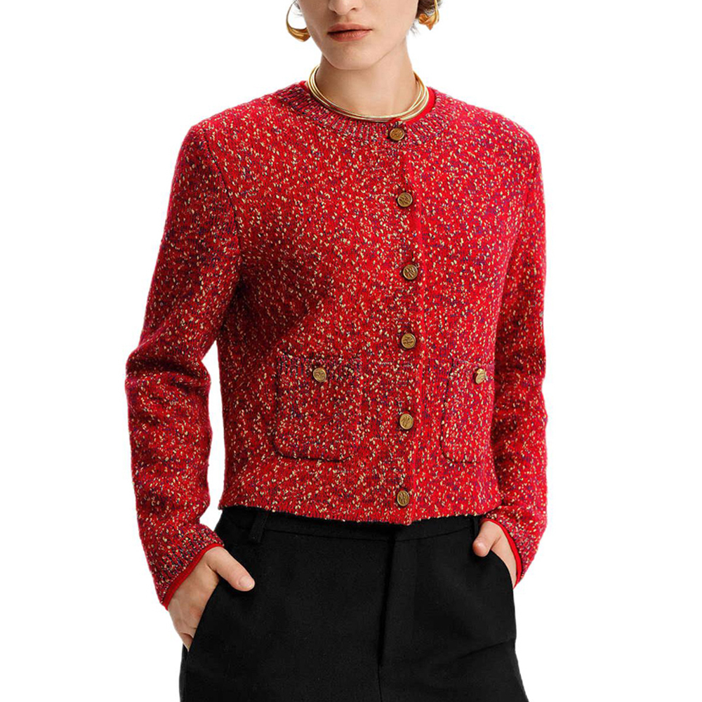 

Вязаный свитер KARL LAGERFELD женский KARL LAGERFELD/Karl Lagerfeld Jeans, красный