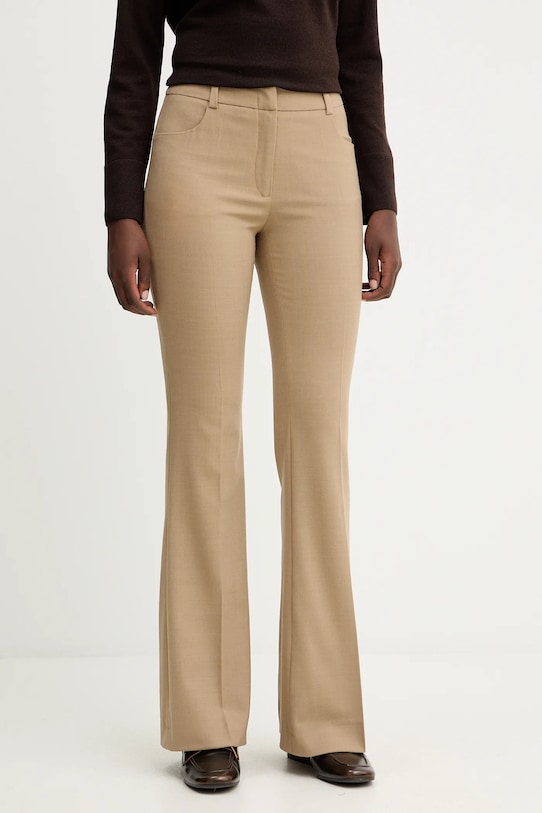 

Шерстяные брюки Luisa Spagnoli, бежевый