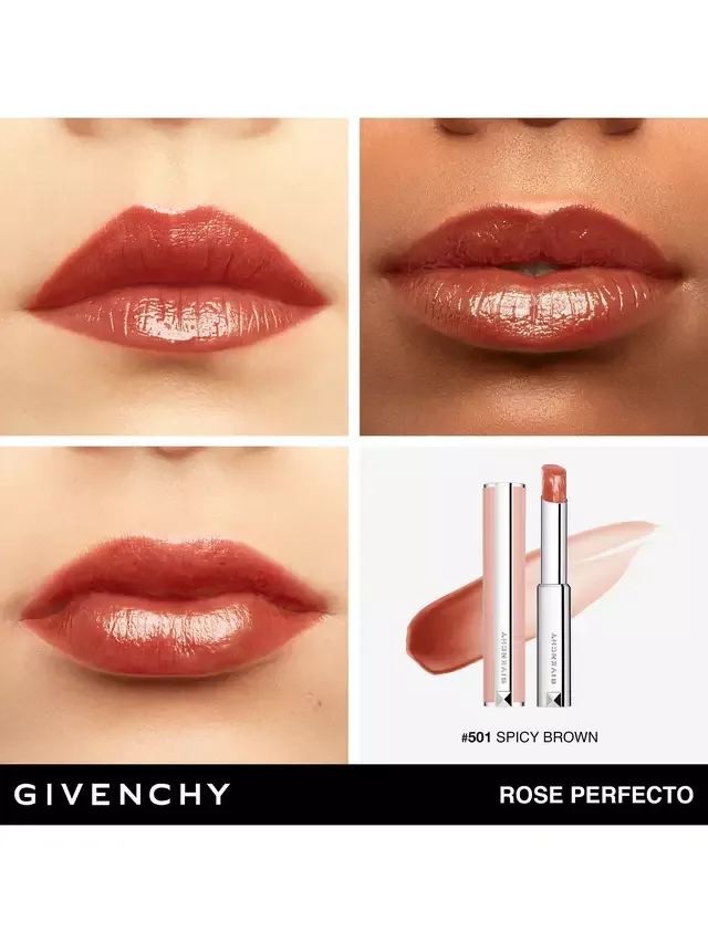 Бальзам для губ Rose Perfecto Givenchy, 501 Spicy Brown — фото 3