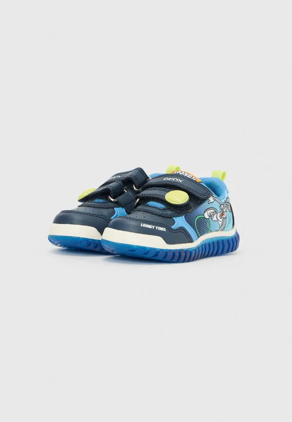 Кроссовки looney tunes lightyloo boy Geox, Light Navy/Azure — фото 2