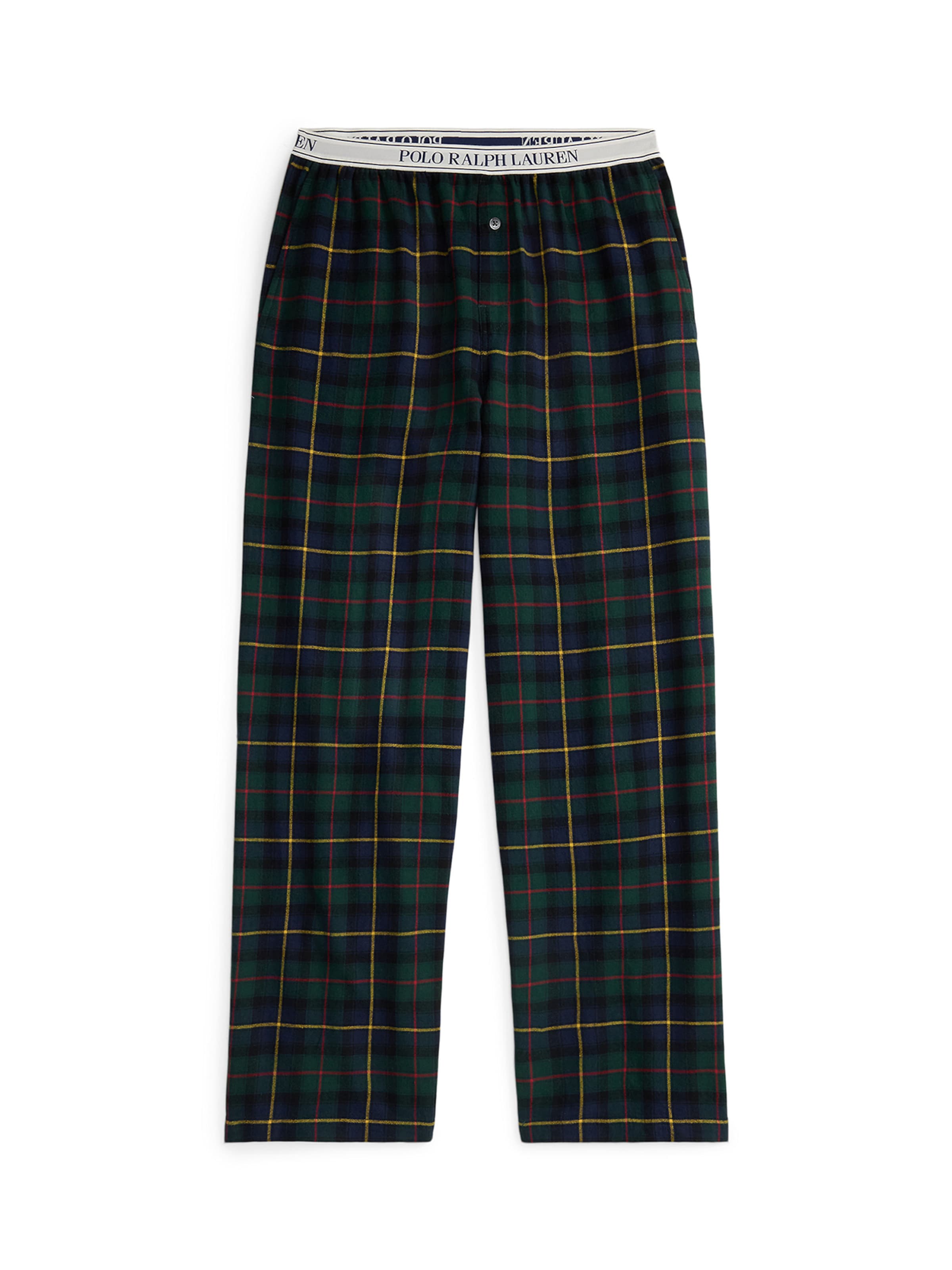 

Polo Ralph Lauren Пижамные штаны 'Cozy Flannel' в темно-синем и темно-зеленом цвете