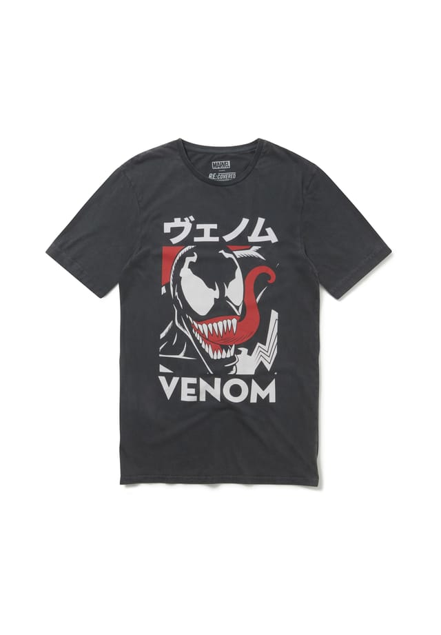 

Футболка marvel venom japan с крутым принтом венома Re:Covered, черный