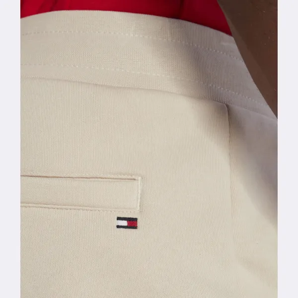Круглые спортивные брюки монотипа стандартного кроя Tommy Hilfiger, бежевый — фото 4