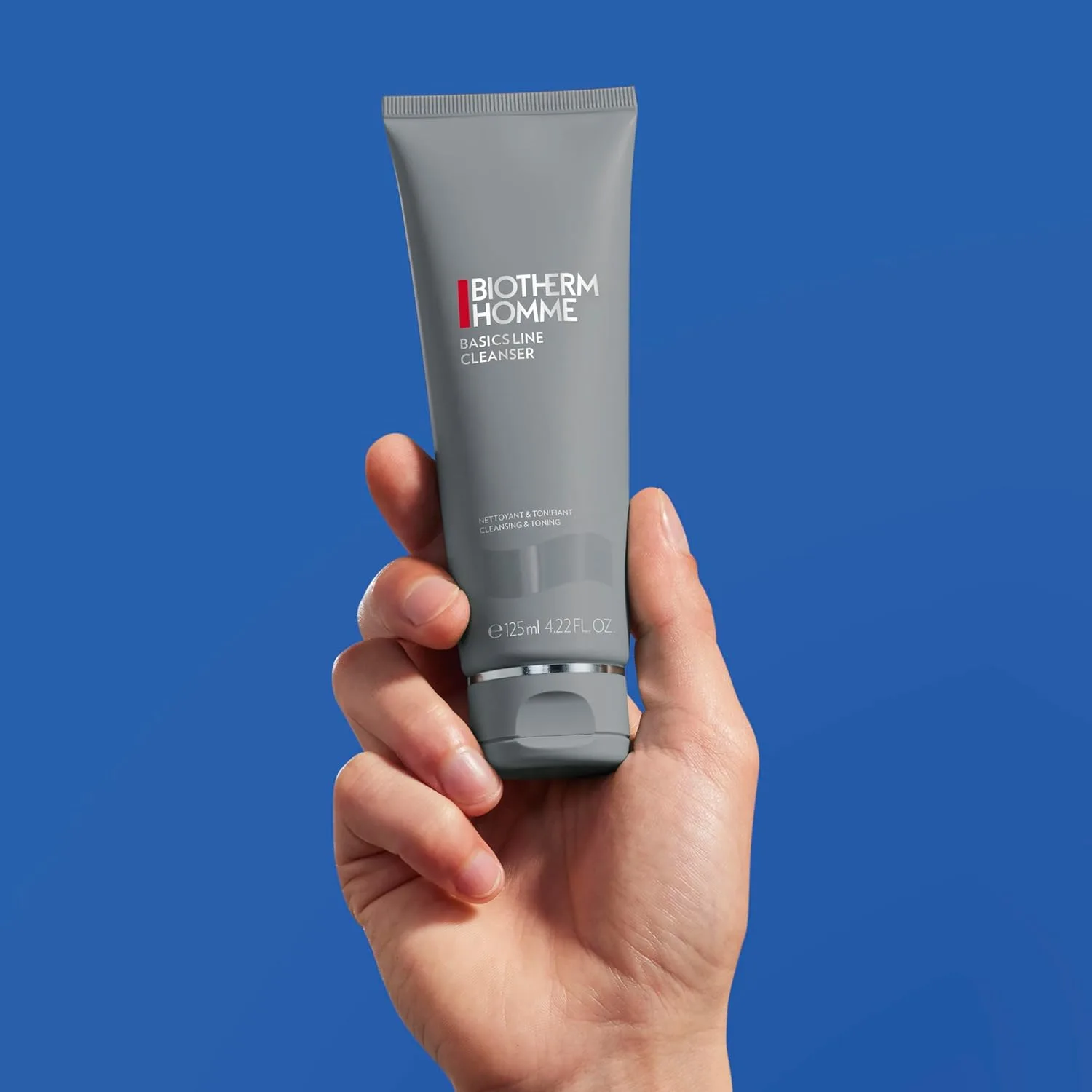Гель для умывания Biotherm — Очищающее средство Homme Basics Line с биотехнологическим планктоном, нежный гель для, 120 мл — фото 3