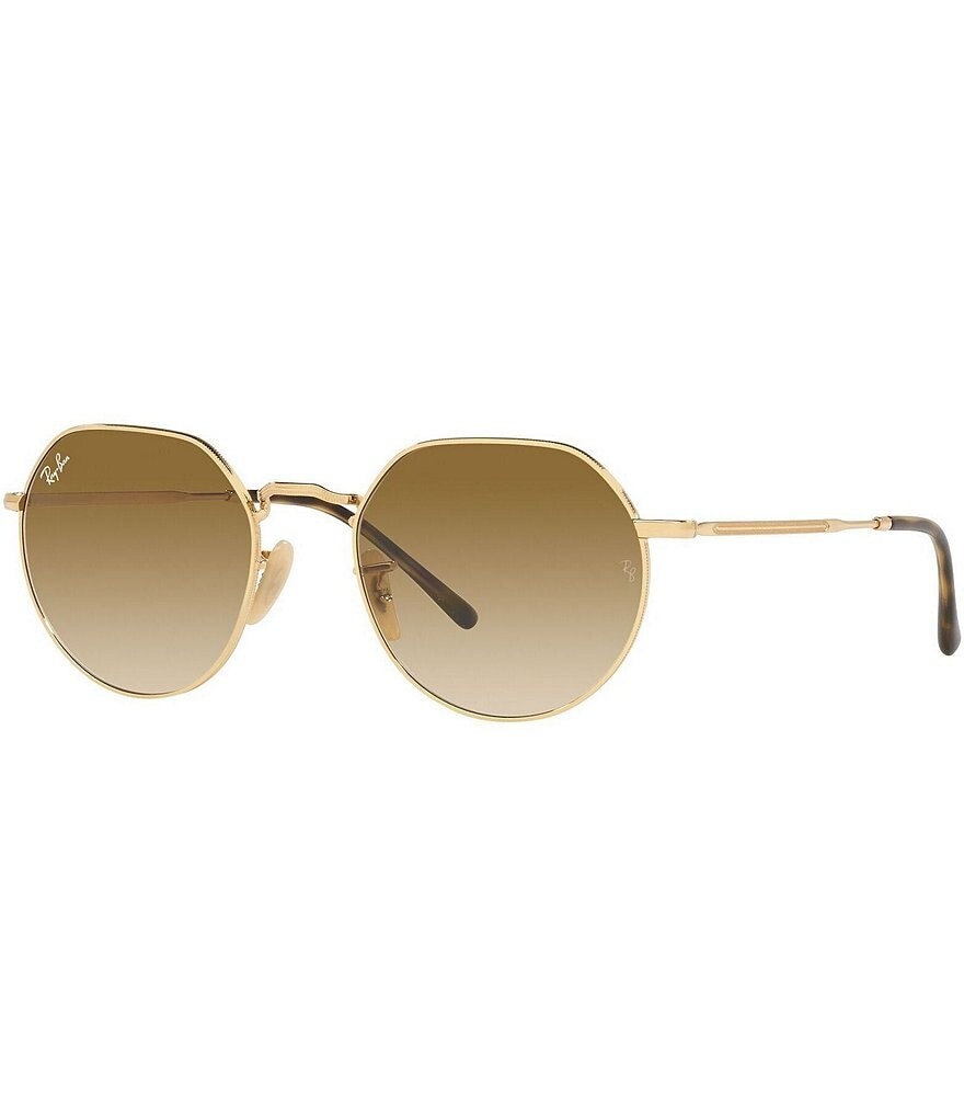 

Круглые солнцезащитные очки Ray-Ban унисекс Jack 51 мм «Гавана», золотой, Серый, Круглые солнцезащитные очки Ray-Ban унисекс Jack 51 мм «Гавана», золотой