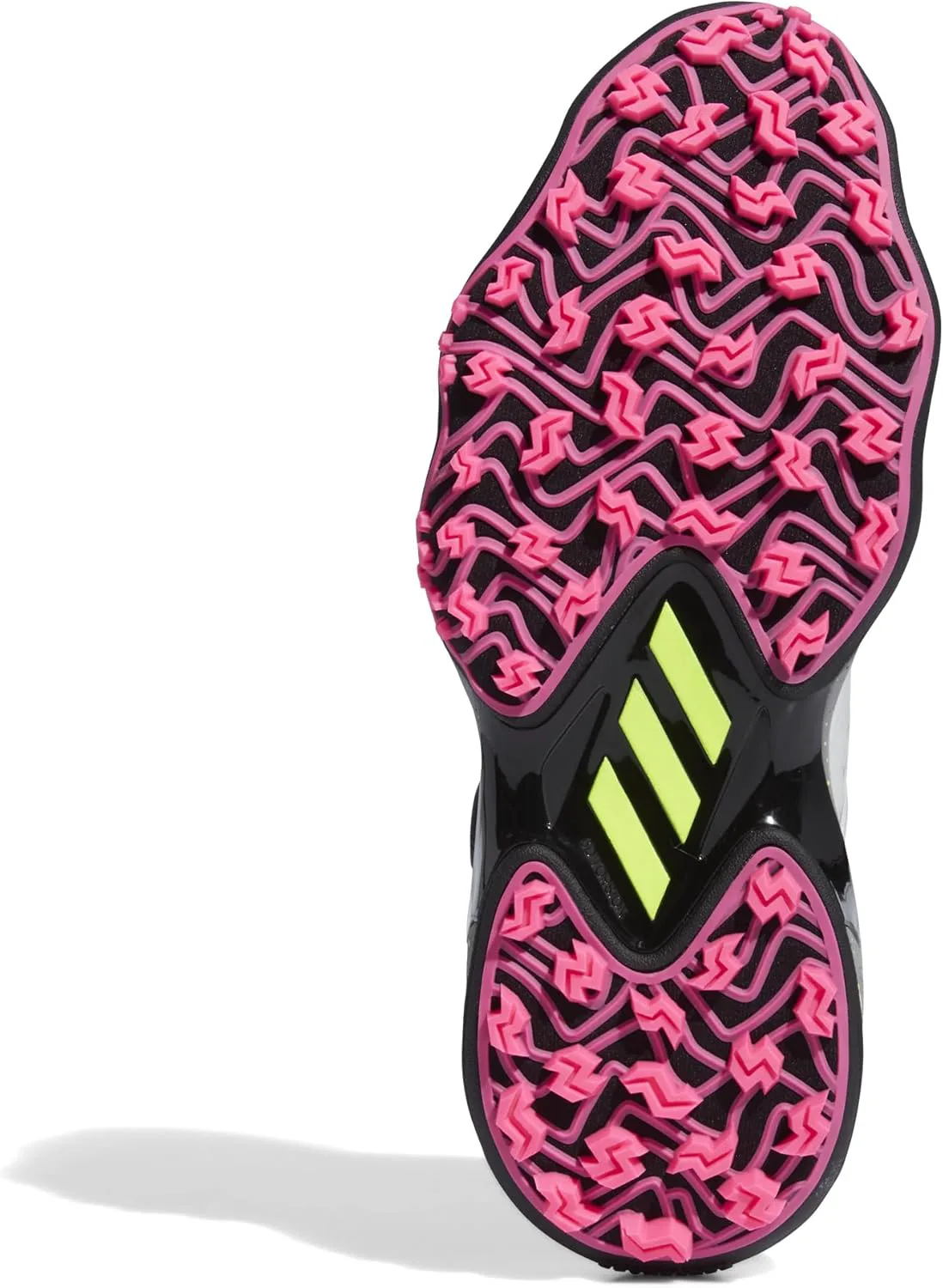 Мужские гольф-туфли Adidas CodeChaos BOA 25 без шипов, белый/черный/зеленый — фото 4