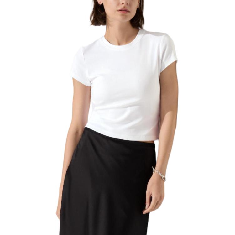 

UNIQLO Обычная женская футболка белого цвета